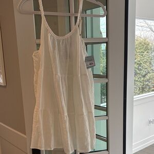 Shade & Shore White Textured Top